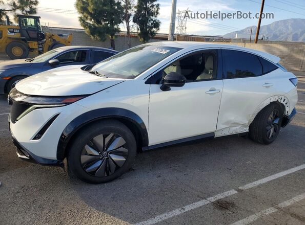 JN1AF0BA4RM432883 2024 NISSAN ARIYA White Vista tres cuartos delantera izquierda