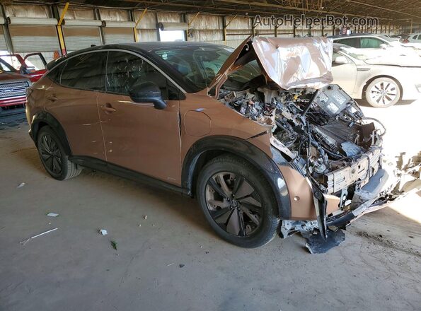 JN1BF0BA4PM404969 2023 NISSAN ARIYA Золотой Передняя правая четверть