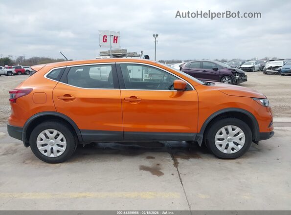JN1BJ1CV0LW277643 2020 NISSAN ROGUE Orange Widok wnętrza z tyłu