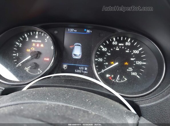 JN1BJ1CW7LW646152 2020 NISSAN ROGUE Black Вид задніх сидінь