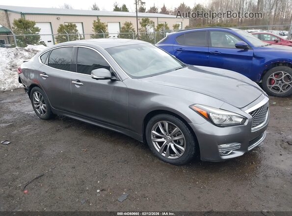 JN1BY1AP2GM220362 2016 INFINITI Q70 Серый Передняя правая четверть