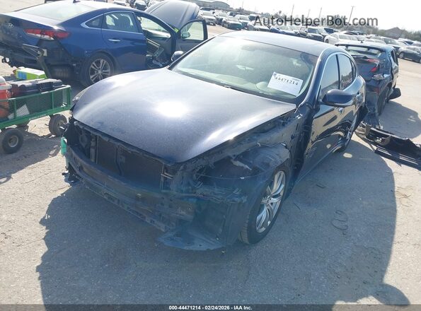 JN1BY1AP6JM180522 2018 INFINITI Q70 Синий Передняя левая четверть