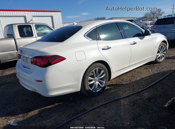 JN1BY1AP6JM180696 2018 INFINITI Q70 Белый Задняя правая четверть