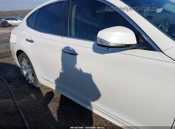 JN1BY1AP6JM180696 2018 INFINITI Q70 Белый Вид задней части салона