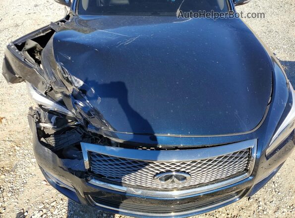 JN1BY1AP8HM740440 2017 INFINITI Q70 Синий Вид задней части салона