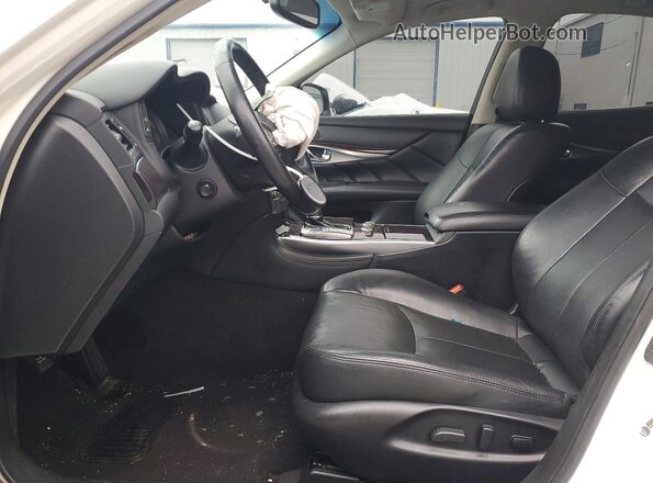 JN1BY1AP8KM505592 2019 INFINITI Q70 Белый Вид салона спереди