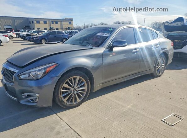 JN1BY1AP9HM740205 2017 INFINITI Q70 Серый Передняя левая четверть
