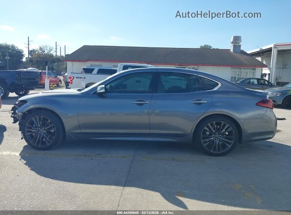JN1BY1AP9JM180790 2018 INFINITI Q70 Серый 