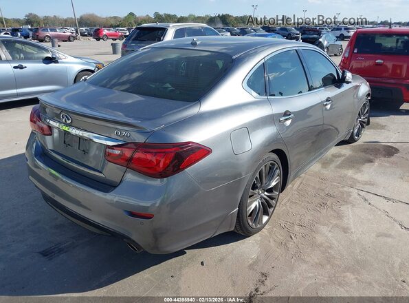 JN1BY1AP9JM180790 2018 INFINITI Q70 Серый Задняя правая четверть