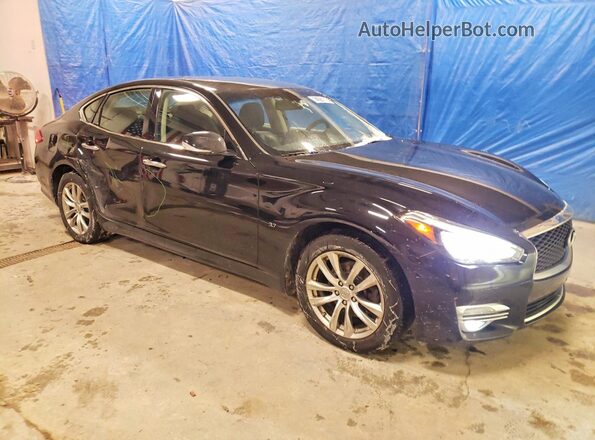 JN1BY1AR5HM770514 2017 INFINITI Q70 Черный Передняя правая четверть