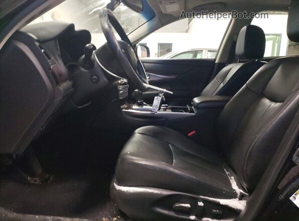 JN1BY1AR5HM770514 2017 INFINITI Q70 Черный Вид салона спереди