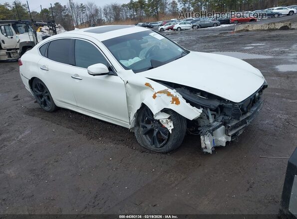 JN1BY1AR8HM770801 2017 INFINITI Q70 Белый Передняя правая четверть