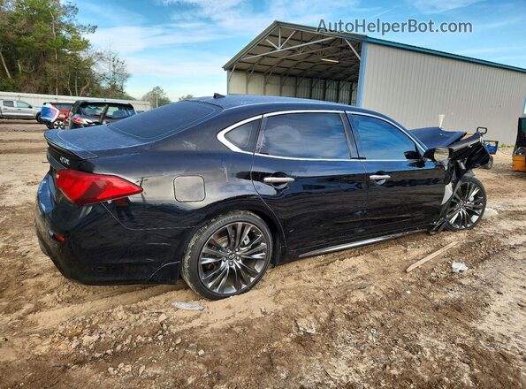 JN1BY1PP0KM685237 2019 INFINITI Q70L Черный Задняя правая четверть