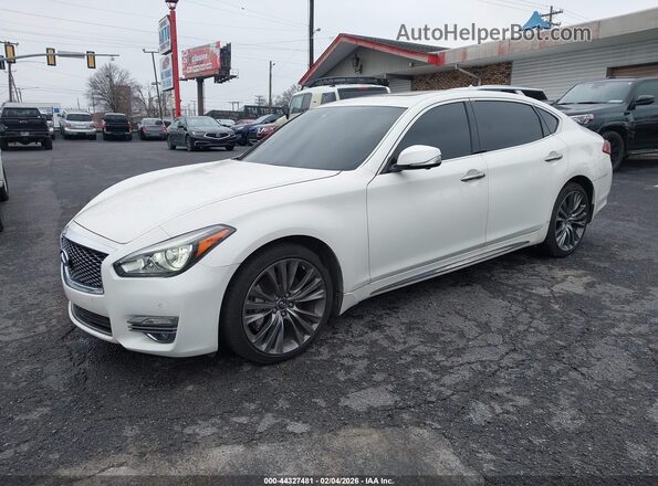 JN1BY1PP2HM170779 2017 INFINITI Q70L Белый Передняя левая четверть
