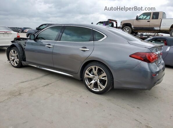 JN1BY1PP8KM685552 2019 INFINITI Q70L Gray Задня ліва чверть