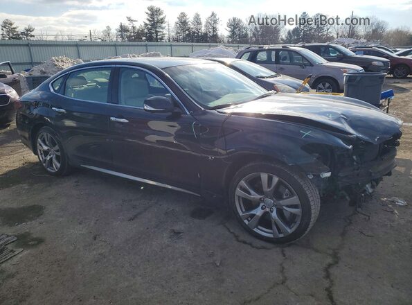 JN1BY1PR0KM720070 2019 INFINITI Q70L Черный Передняя правая четверть
