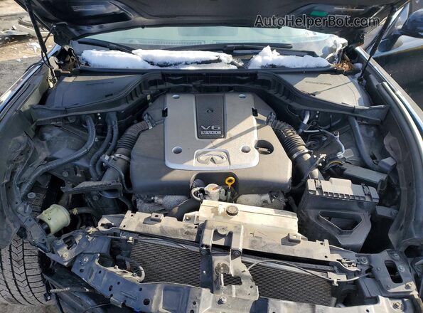 JN1BY1PR0KM720070 2019 INFINITI Q70L Черный Вид задней части салона