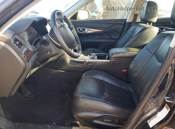 JN1BY1PR2GM720739 2016 INFINITI Q70L Черный Вид салона спереди