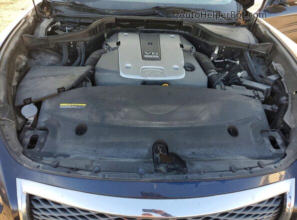 JN1BY1PR2GM720739 2016 INFINITI Q70L Черный Вид задней части салона