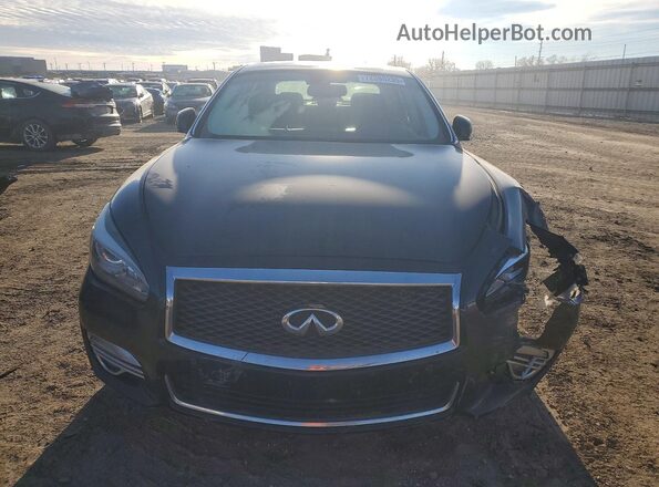JN1BY1PR2GM720739 2016 INFINITI Q70L Черный Вид спереди