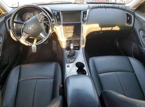 JN1CV7AP0HM641840 2017 INFINITI Q50 Silver Dashboard view