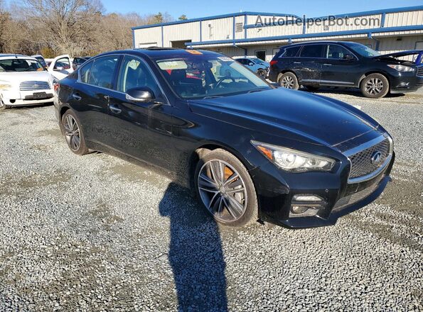 JN1CV7AP3HM642657 2017 INFINITI Q50 Black Delantero derecho