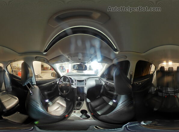 JN1CV7AP8GM201024 2016 INFINITI Q50 Charcoal Widok wnętrza 360 stopni