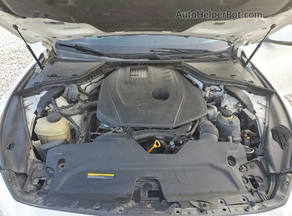 JN1CV7APXHM642333 2017 INFINITI Q50 Белый Вид задней части салона
