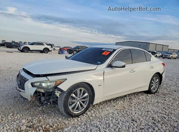JN1CV7APXHM642333 2017 INFINITI Q50 Белый Передняя левая четверть