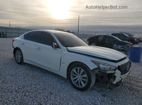 JN1CV7APXHM642333 2017 INFINITI Q50 Белый Передняя правая четверть