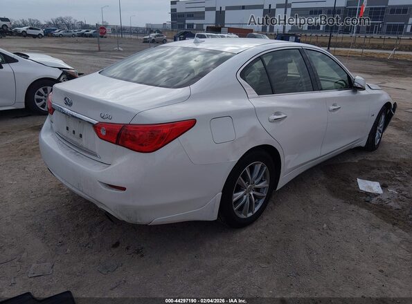JN1CV7AR8HM681116 2017 INFINITI Q50 Белый Задняя правая четверть