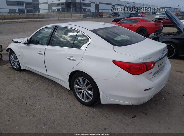JN1CV7AR8HM681116 2017 INFINITI Q50 Белый Задняя левая четверть