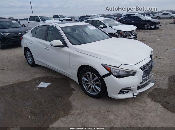 JN1CV7AR8HM681116 2017 INFINITI Q50 Белый Передняя правая четверть