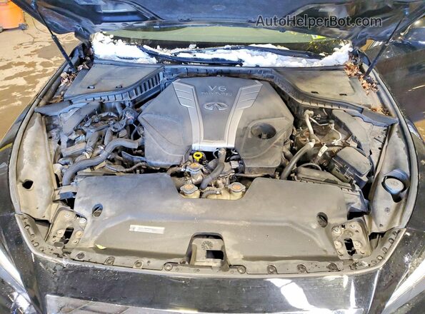 JN1EV7AP0JM355663 2018 INFINITI Q50 Черный Вид задней части салона
