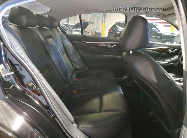 JN1EV7AP0JM355663 2018 INFINITI Q50 Черный Вид задних сидений