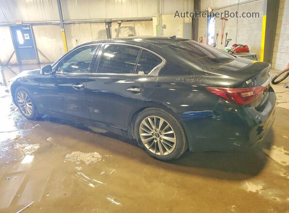 JN1EV7AP0JM355663 2018 INFINITI Q50 Черный Задняя левая четверть