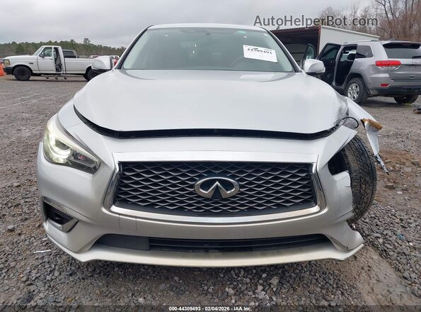 JN1EV7AP1KM518595 2019 INFINITI Q50 Серебряный Вид щитка приборов