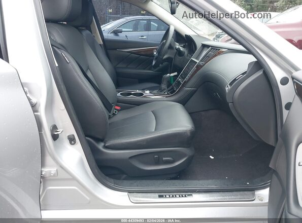 JN1EV7AP1KM518595 2019 INFINITI Q50 Серебряный Вид салона спереди