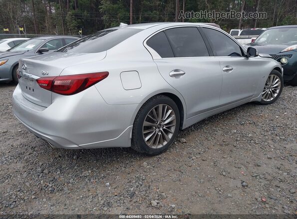 JN1EV7AP1KM518595 2019 INFINITI Q50 Серебряный Задняя правая четверть