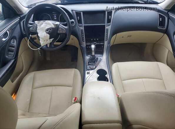 JN1EV7AP2GM304237 2016 INFINITI Q50 Серый Вид панели приборов