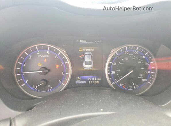 JN1EV7AP2GM304237 2016 INFINITI Q50 Серый Вид щитка приборов