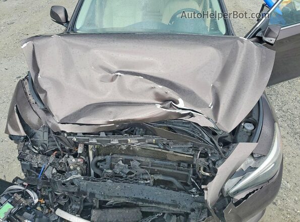 JN1EV7AP2GM304237 2016 INFINITI Q50 Серый Вид задней части салона