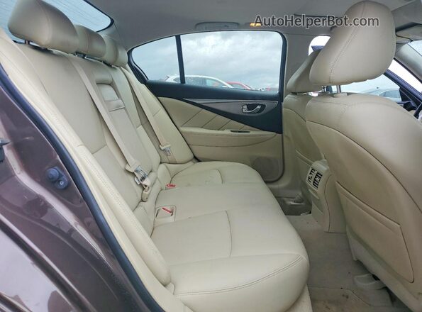 JN1EV7AP2GM304237 2016 INFINITI Q50 Серый Вид задних сидений