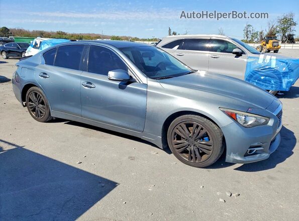 JN1EV7AP3GM306126 2016 INFINITI Q50 Серый Передняя правая четверть
