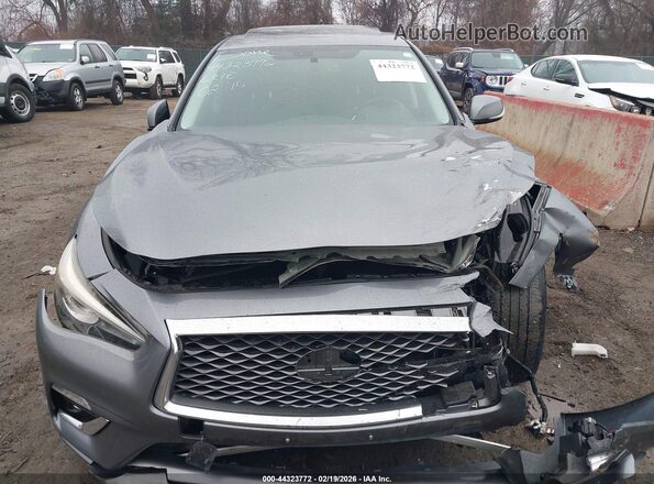 JN1EV7AP6KM516437 2019 INFINITI Q50 Серый Вид спереди