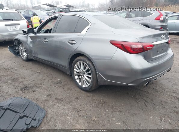 JN1EV7AP6KM516437 2019 INFINITI Q50 Серый Задняя левая четверть