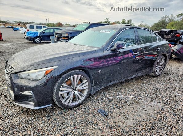 JN1EV7AP6LM202370 2020 INFINITI Q50 Черный Передняя левая четверть