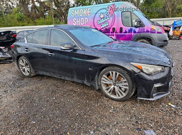 JN1EV7AP6LM202370 2020 INFINITI Q50 Черный Передняя правая четверть