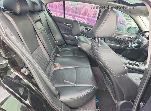 JN1EV7AP6LM202370 2020 INFINITI Q50 Черный Вид задних сидений
