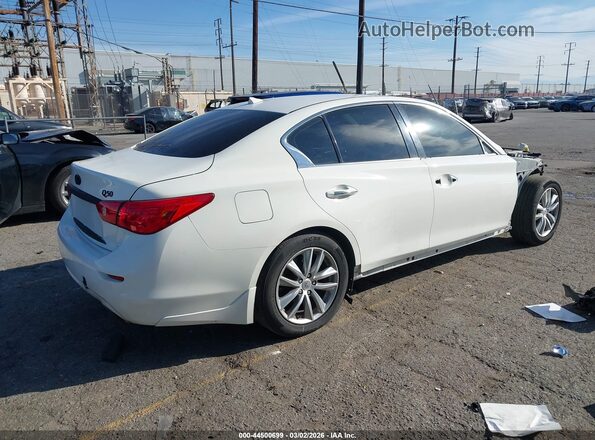 JN1EV7APXHM731456 2017 INFINITI Q50 White Rear right